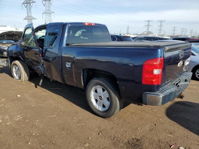 CHEVROLET SILVERADO 2008 blue 4dr ext gas 2GCEK19J881247669 photo #3
