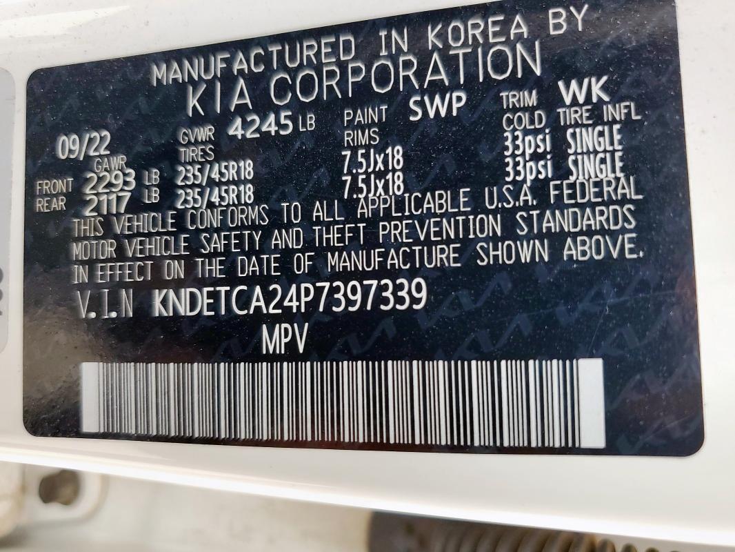 2023 KIA SELTOS SX - KNDETCA24P7397339