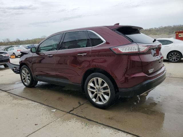 Vin: 2fmpk4k97hbb94284, lot: 52740555, ford edge titanium 20172