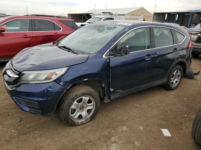 HONDA CR-V LX 2015 blue 4dr spor gas 2HKRM4H3XFH606824 photo #1