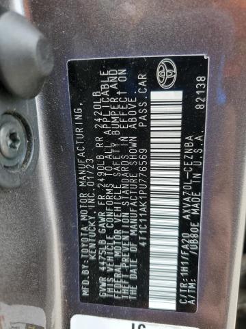 2023 TOYOTA CAMRY LE - 4T1C11AK1PU776569