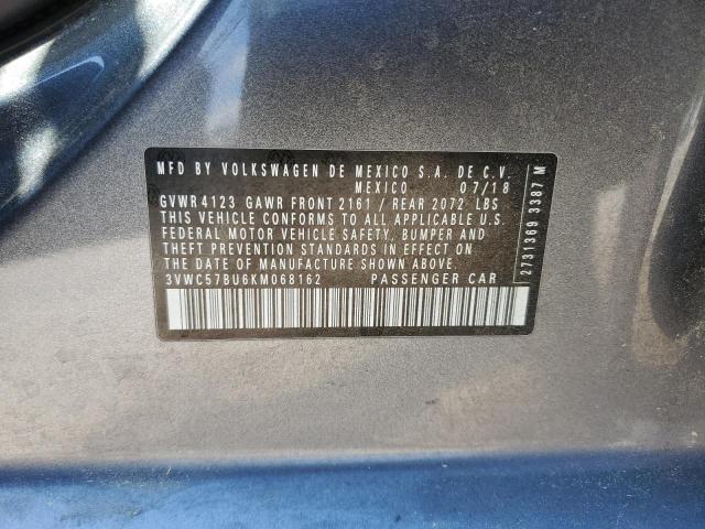 2019 VOLKSWAGEN JETTA S - 3VWC57BU6KM068162