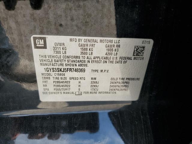 2015 CADILLAC ESCALADE E - 1GYS3SKJ5FR748369