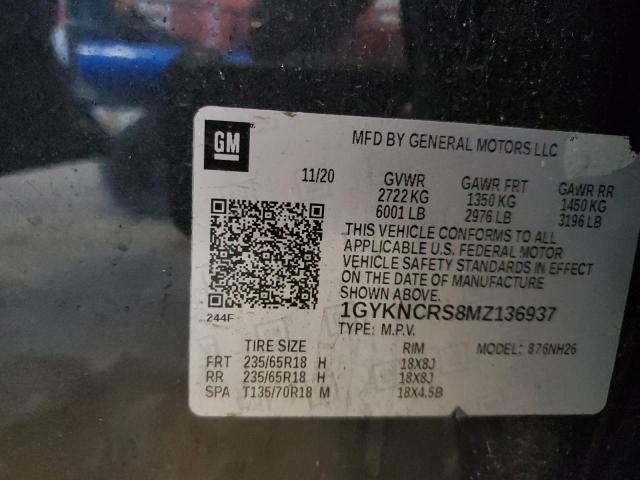 2021 CADILLAC XT5 PREMIU - 1GYKNCRS8MZ136937