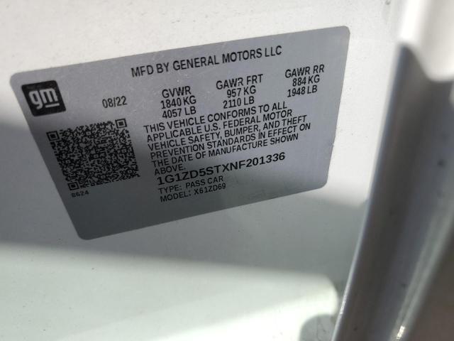 2022 CHEVROLET MALIBU LT - 1G1ZD5STXNF201336