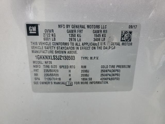 2018 GMC ACADIA DEN - 1GKKNXLS3JZ130503