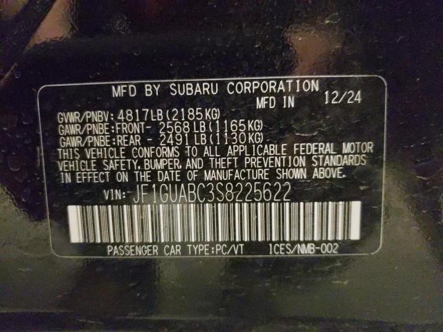 2025 SUBARU IMPREZA JF1GUABC3S8225622