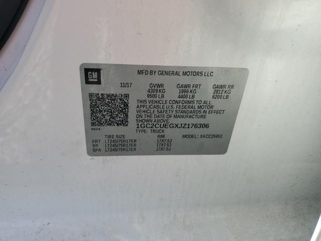 2018 CHEVROLET SILVERADO - 1GC2CUEGXJZ176306