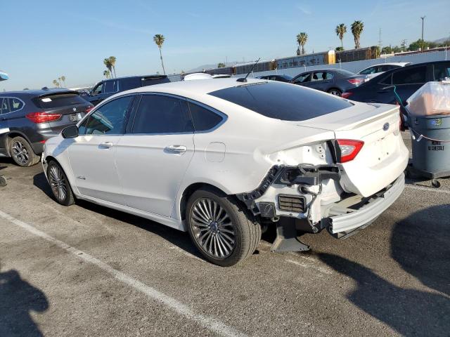 FORD FUSION TIT 2014 white  hybrid engine 3FA6P0RU4ER129495 photo #3