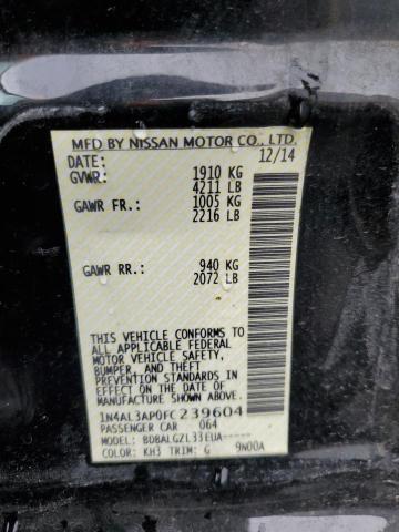 2015 NISSAN ALTIMA 2.5 - 1N4AL3AP0FC239604