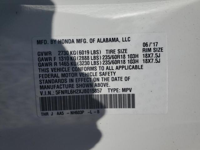 2018 HONDA ODYSSEY LX 5FNRL6H2XJB015857