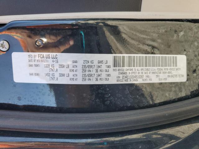 2017 CHRYSLER PACIFICA T - 2C4RC1DG5HR516397