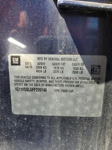 2015 CHEVROLET MALIBU LTZ - 1G11F5SL5FF299149