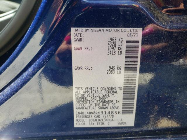 2024 NISSAN ALTIMA S 1N4BL4BV8RN314856