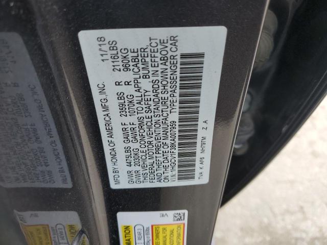 2019 HONDA ACCORD SPO - 1HGCV1F38KA007959