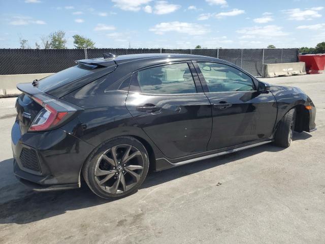 Vin: shhfk7h9xju413044, lot: 55128365, honda civic sport touring 20183