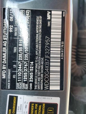 2018 MERCEDES-BENZ GLC 300 4M - WDC0G4KB7JF327957