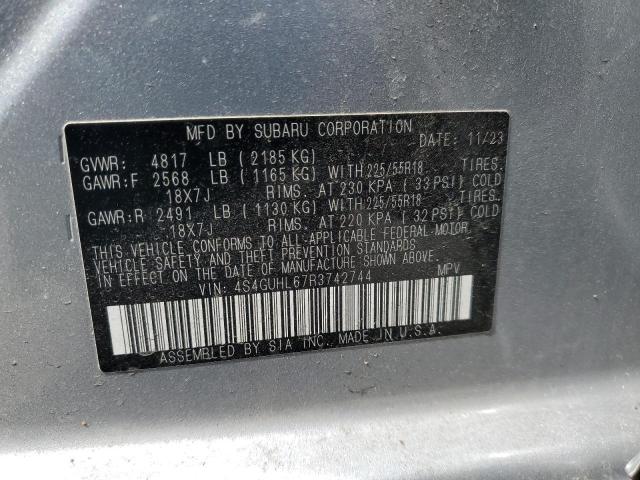 2024 SUBARU CROSSTREK - 4S4GUHL67R3742744