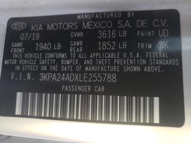 2020 KIA RIO LX 3KPA24ADXLE255788