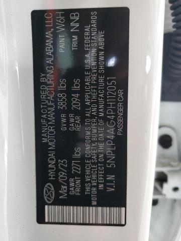 2023 HYUNDAI ELANTRA LI - 5NPLP4AG4PH112051