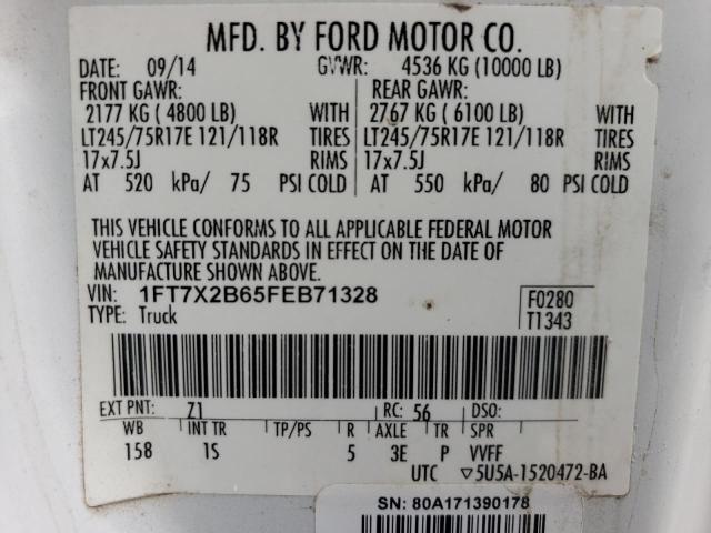 2015 FORD F250 SUPER - 1FT7X2B65FEB71328
