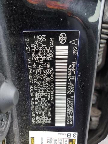 2018 TOYOTA C-HR XLE - JTNKHMBX8J1004274