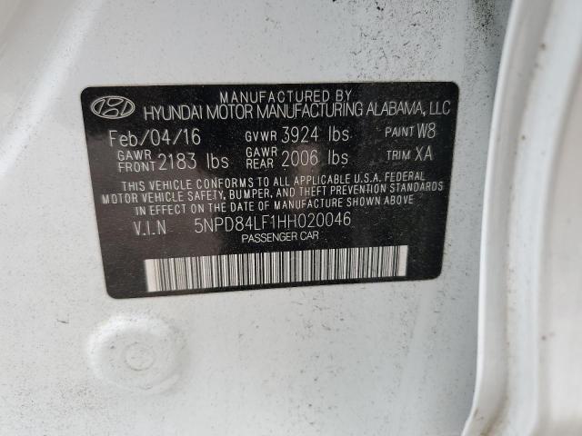 2017 HYUNDAI ELANTRA SE - 5NPD84LF1HH020046