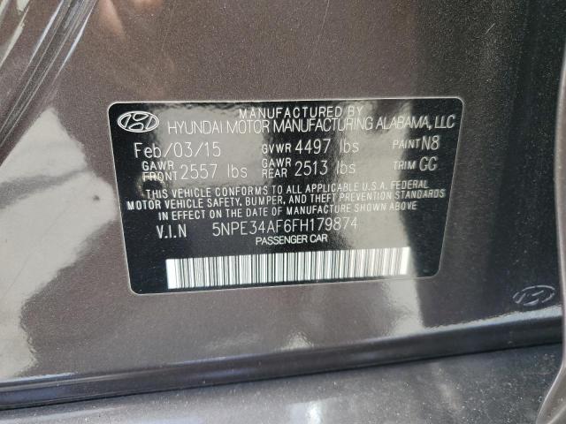 2015 HYUNDAI SONATA SPO - 5NPE34AF6FH179874