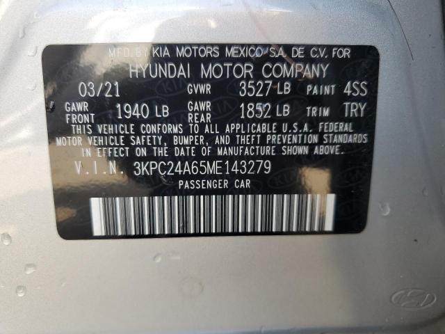 2021 HYUNDAI ACCENT SE - 3KPC24A65ME143279