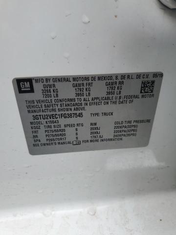2015 GMC SIERRA K15 - 3GTU2VEC1FG387545