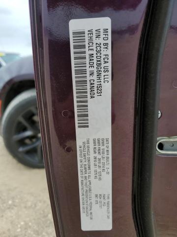 2022 DODGE CHARGER SX 2C3CDXBG6NH115231