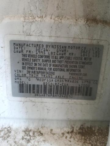 2017 NISSAN SENTRA S - 3N1AB7AP8HY242090