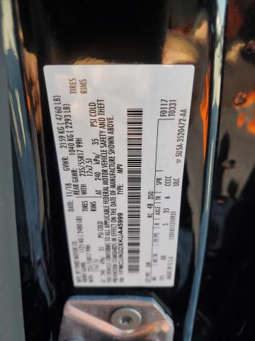 2019 FORD ESCAPE SE - 1FMCU9GDXKUA45999