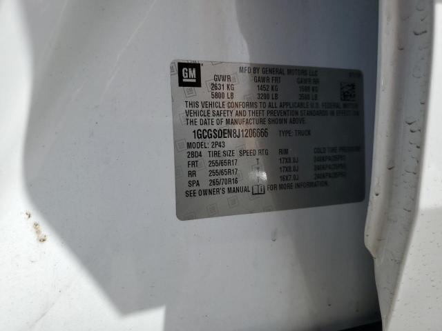 2018 CHEVROLET COLORADO Z - 1GCGSDEN8J1206666