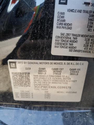 2020 CHEVROLET SILVERADO - 3GCPWCEK6LG199175
