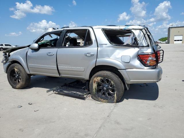 TOYOTA SEQUOIA LI 2002 silver  gas 5TDBT48A92S117919 photo #3