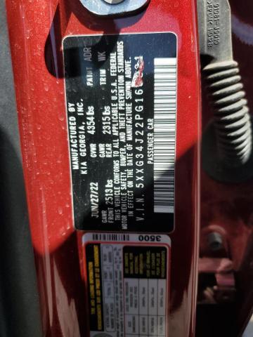 2023 KIA K5 - 5XXG34J22PG168891