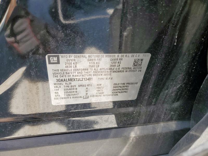 2018 GMC TERRAIN SL - 3GKALMEX7JL213481