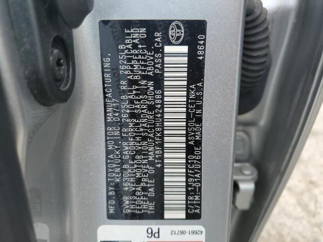 2017 TOYOTA CAMRY LE - 4T1BF1FK8HU424886