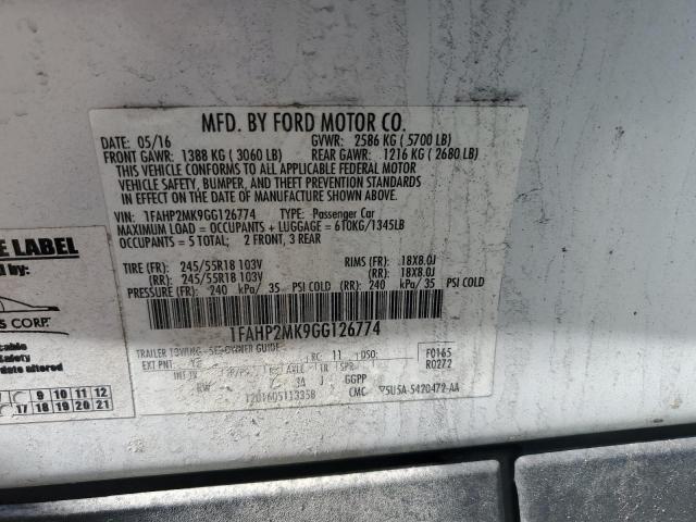 2016 FORD TAURUS POL - 1FAHP2MK9GG126774