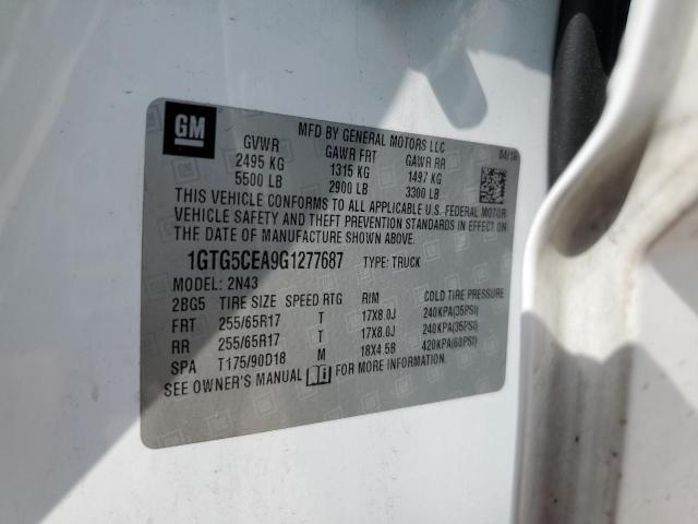 2016 GMC CANYON SLE - 1GTG5CEA9G1277687