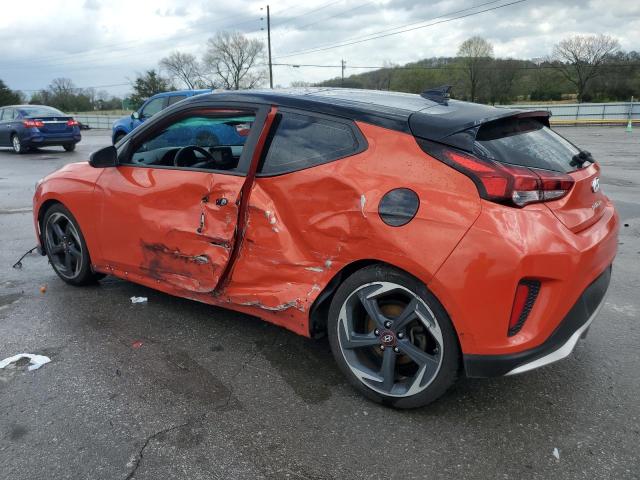 HYUNDAI VELOSTER T 2019 orange  gas KMHTH6AB4KU002933 photo #3