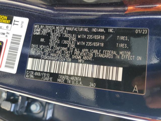 2023 TOYOTA HIGHLANDER - 5TDKDRAH0PS504108