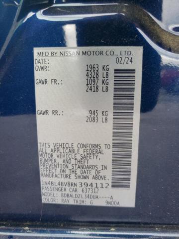 2024 NISSAN ALTIMA S - 1N4BL4BV8RN394112