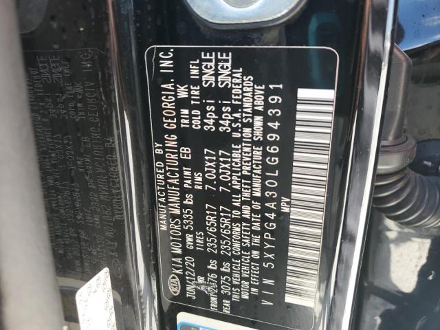 2020 KIA SORENTO L - 5XYPG4A30LG694391