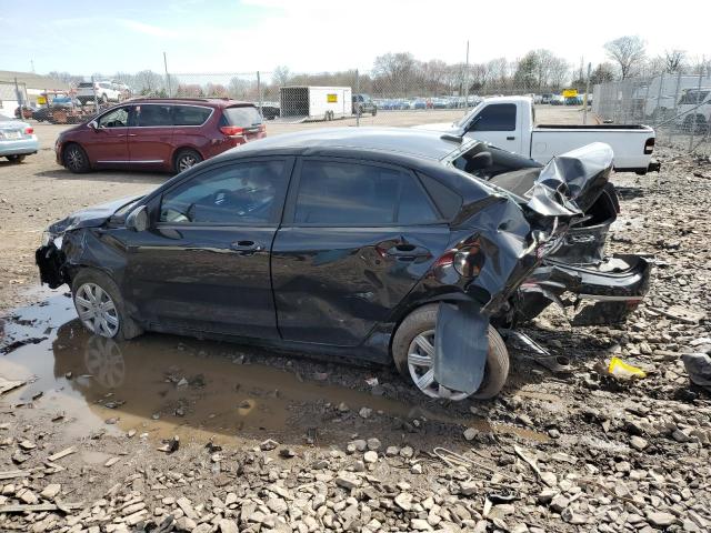 KIA RIO LX 2022 black  gas 3KPA24AD7NE476168 photo #3