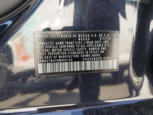 2019 VOLKSWAGEN JETTA SEL - 3VWE57BU7KM064193