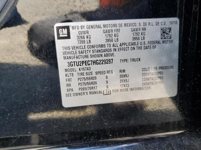 2017 GMC SIERRA K15 - 3GTU2PEC7HG229287