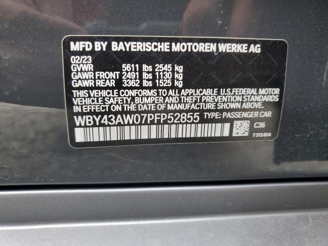 2023 BMW I4 EDRIVE WBY43AW07PFP52855