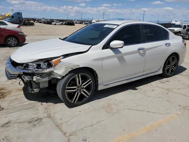HONDA ACCORD SPO 2017 white sedan 4d gas 1HGCR2F15HA215850 photo #1